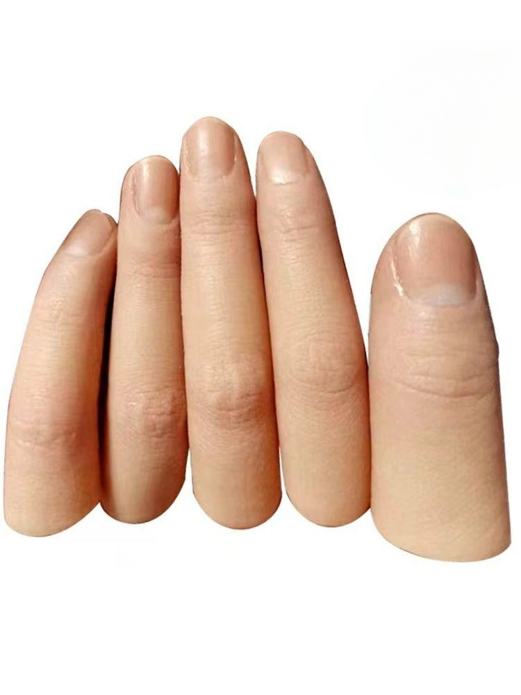 인공 실리콘손가락 소품 엄지 할로윈 마술 손가락 핑거팁스 여성 대체 핑거 장갑 - 상세 이미지 2