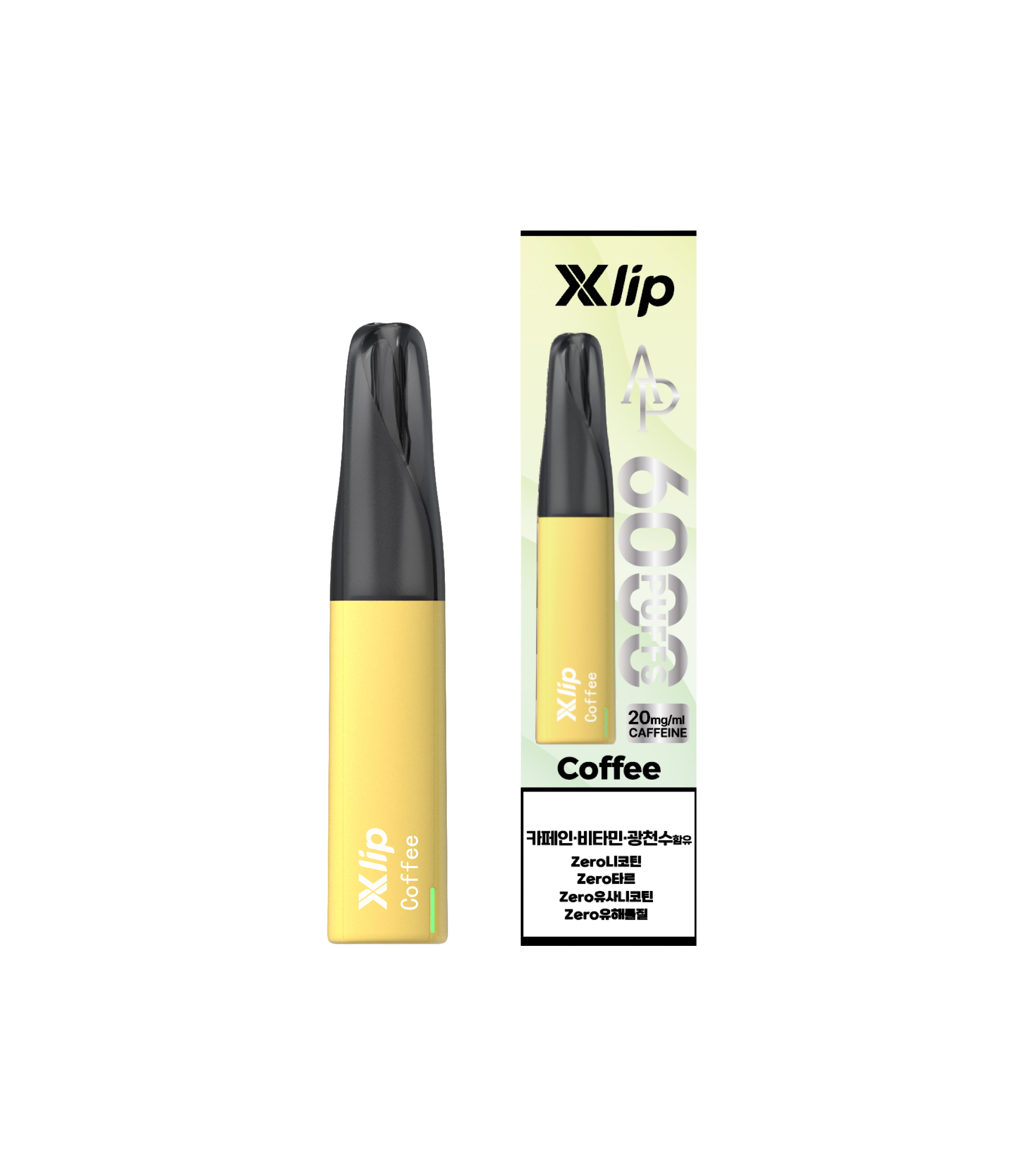 AP카페인 엑스립 스틱 6000퍼프 8ml 전자담배 C타입 충전 졸음(멘솔 맛) 이미지 8