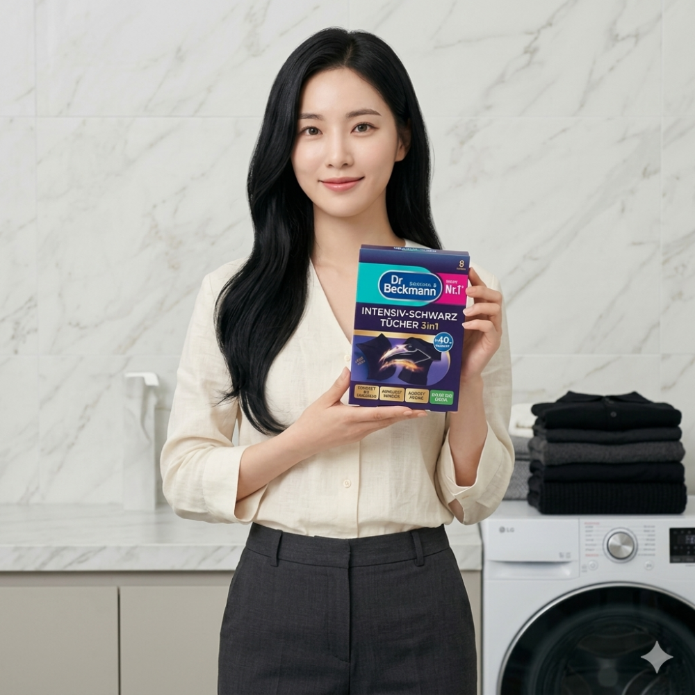 닥터베크만 블랙시트 독일 검은색 전용 8매입 2개 세트 - 상세 이미지 4