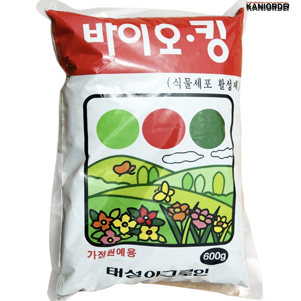 원예 비료 냄새없는 식물 퇴비 텃밭 거름 꽃 분갈이 영양제 600g6개 - 상품 이미지