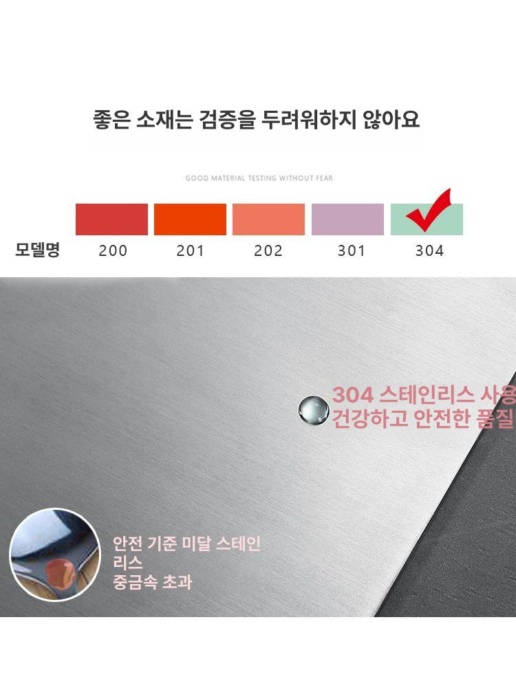 스텐도마 음식 준비 확장 덮개 보조 상판 조리대 주방 도구 스테인리스 조리대확장 미끄럼 - 상세 이미지 5