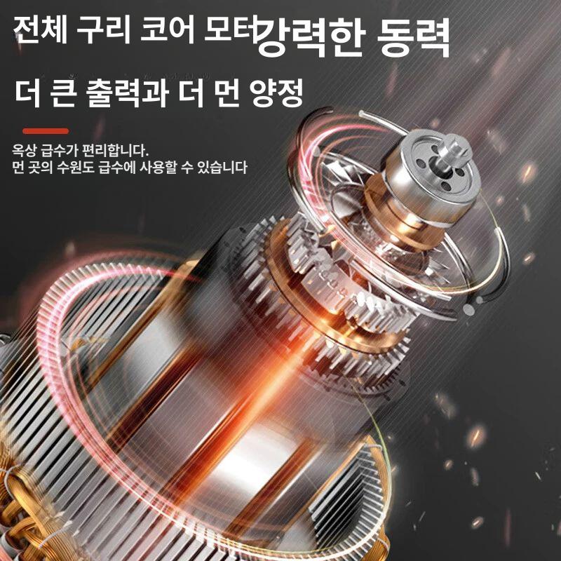 농업용 수중펌프 고압 대형 정화조 배수용 농사용 연못 워터 자동 가정용 모터 급수 하수 - 상세 이미지 3