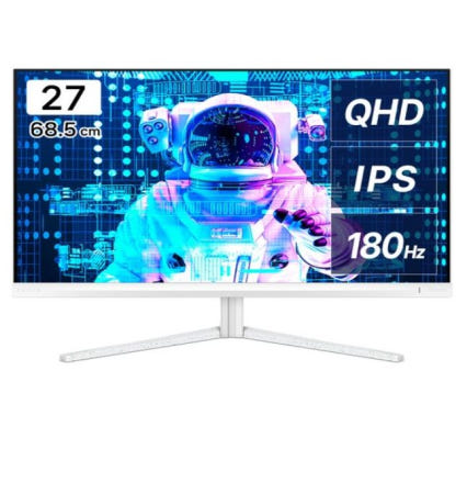 필립스 QHD 에브니아 180 프리싱크 HDR 400 게이밍 무결점 모니터 화이트, 68.5cm, 27M2N5501