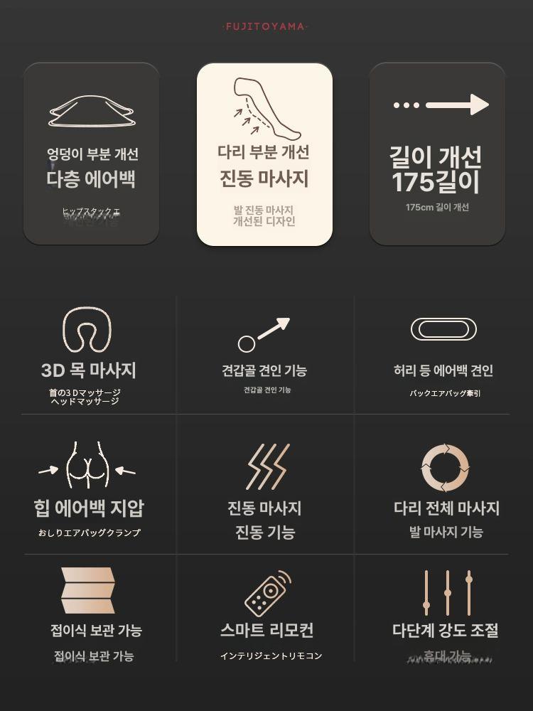 전신마사지기 안마용 온열 경추 안마 쿠션 전신 베개 마사지 허리 전기 접이식 안마기 등 - 상세 이미지 3