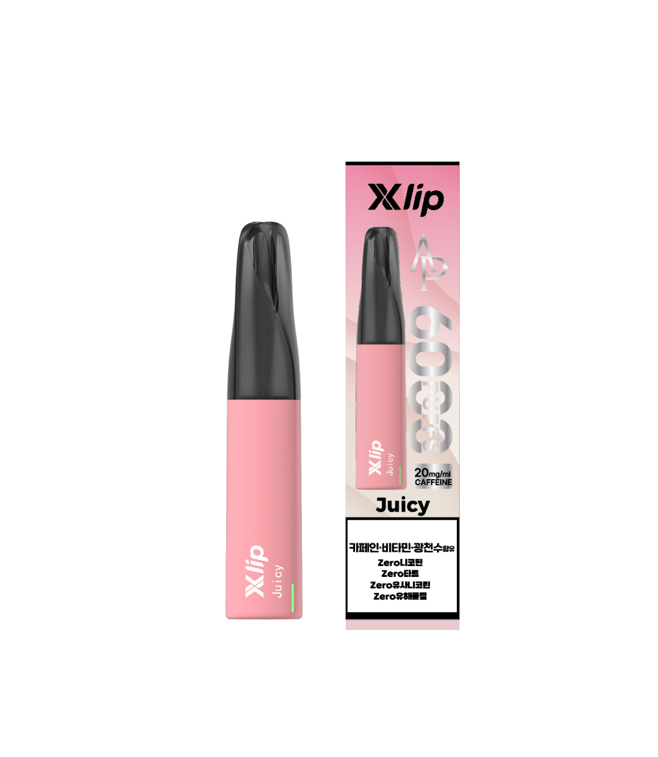 AP카페인 엑스립 스틱 6000퍼프 8ml 전자담배 C타입 충전 졸음(멘솔 맛) - 상세 이미지 5