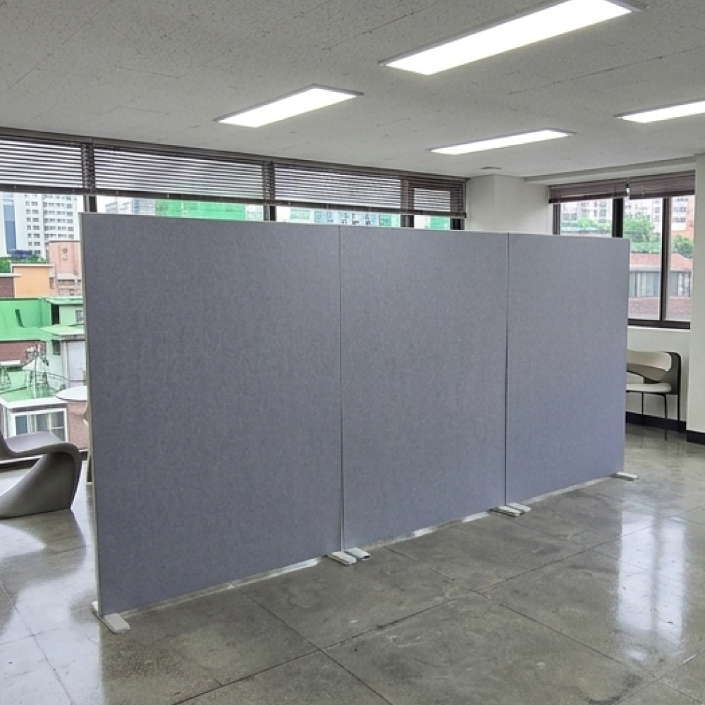 이동식 높이조절 사무실파티션 책상칸막이 가림막 가벽 공간분리 칸막이 800x1200mm - 상세 이미지 2