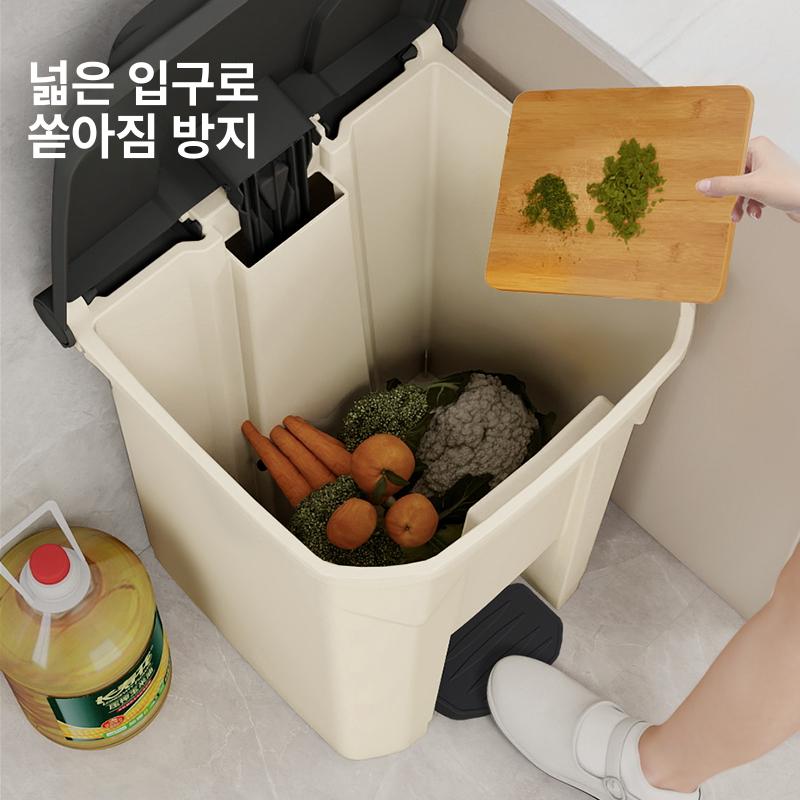 업소용 잔반통 스테인리스 대형 수거함 음식물쓰레기통 업소용음식물쓰레기통 음식물 스테인레스 - 상세 이미지 4