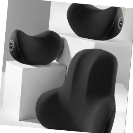 자동차 운전석 목 지지대 곡선형 쿠션 장거리 운전 피로 완화 통풍 메시 소재