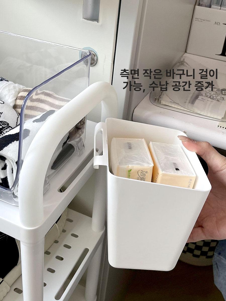 책상밑 신발정리대 사무실 거치대 신발보관함 선반 바퀴 회사 정리 이동식 보관함 실내화 - 상세 이미지 5