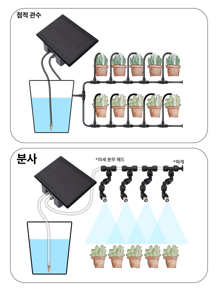 태양광 정원 타이머 와이파이 물 야외 워터 밸브 레인 드립 투야 시스템 관개 가정용 - 상세 이미지 4