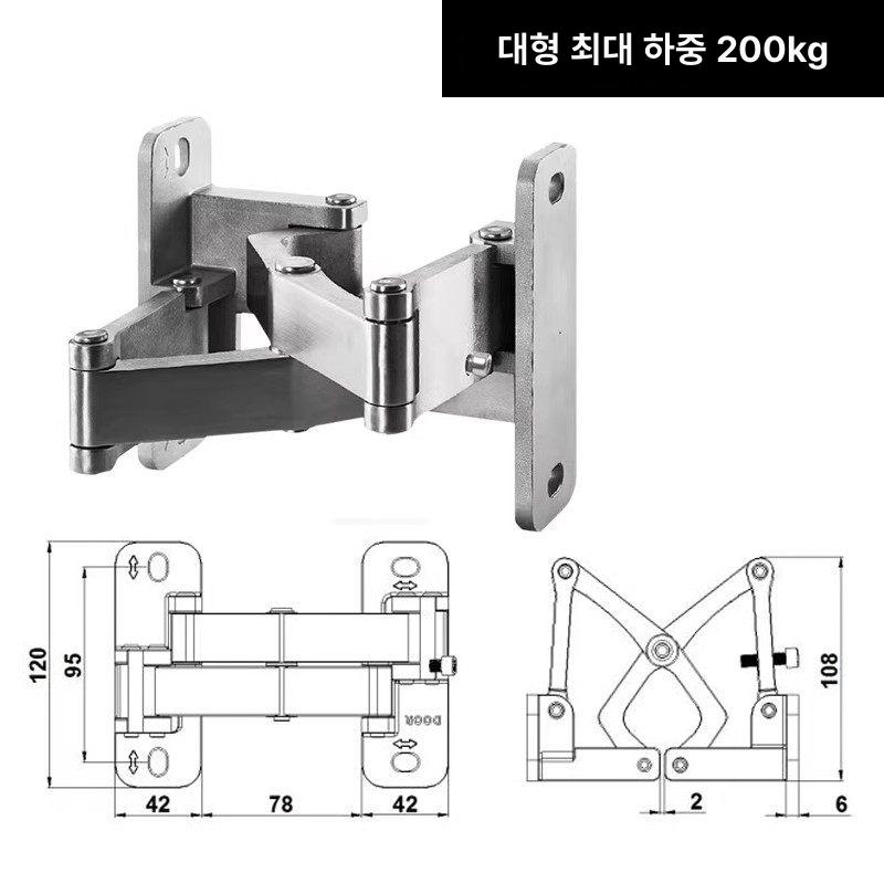 스텐경첩 고하중 아치형문 철물용품 석재문 문 경첩 도어 스틸 스테인리스스틸 - 상세 이미지 4