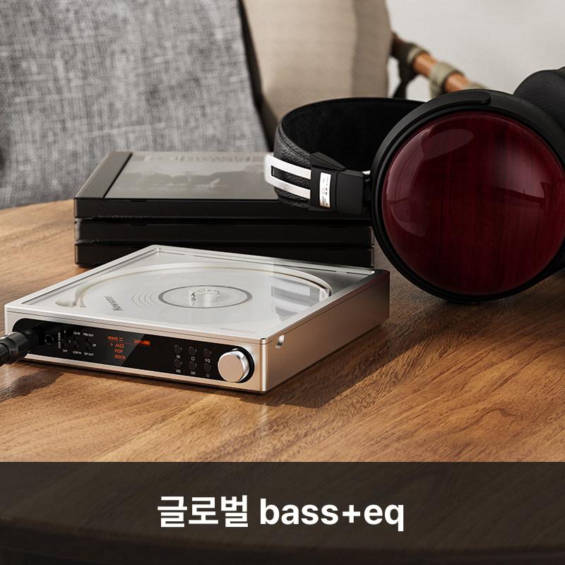 휴대용 CD플레이어 시디 재생기 스타일 인테리어 플레이어 디자인 라운드 레트로 음악 - 상세 이미지 4