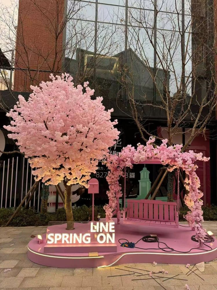 인조벚꽃 벚꽃나무 조화 이자카야 벚꽃 너비 인테리어 인조벚꽃나무 조화나무 가짜 대형 실내 - 상품 이미지