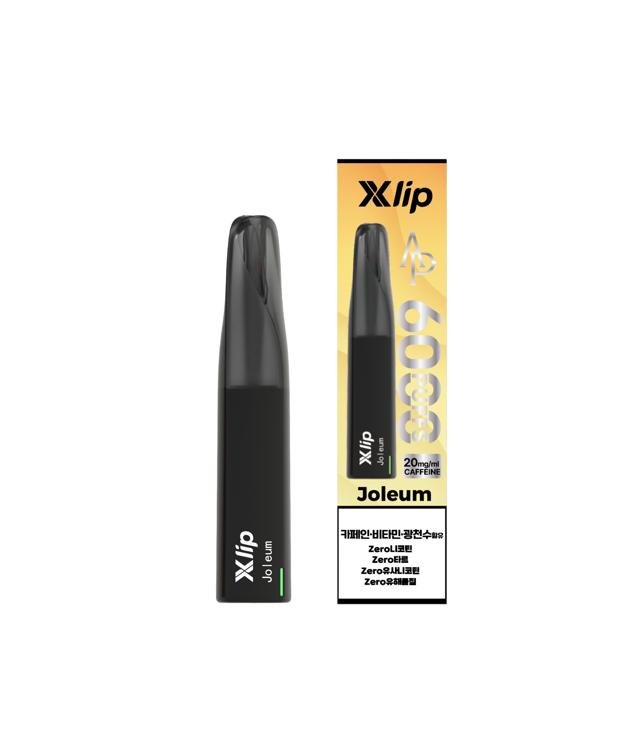 AP카페인 엑스립 스틱 6000퍼프 8ml 전자담배 C타입 충전 졸음(멘솔 맛) - 상세 이미지 2