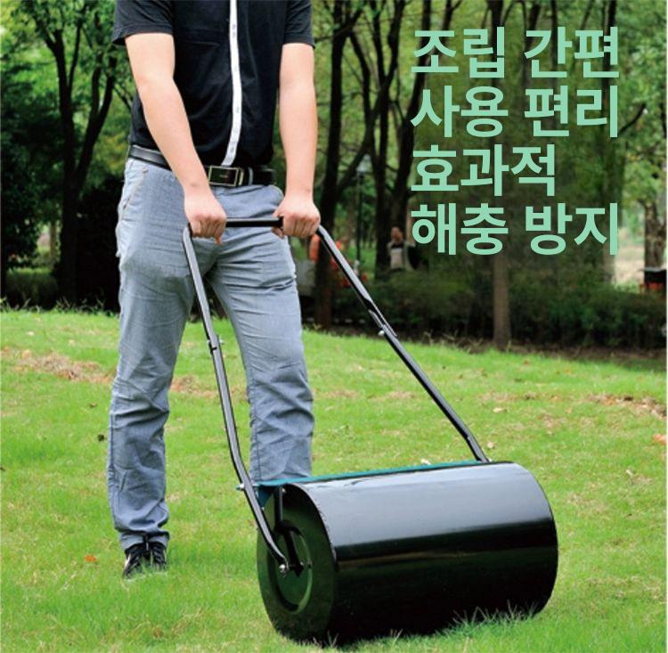 잔디 롤러 압착기 수동 농업용 다짐기 관리기 밭 축구장 잡초 경기장 대형 운동장 관리 - 상세 이미지 4