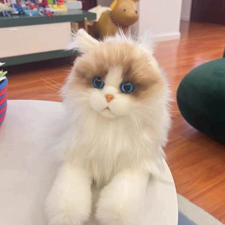 로봇고양이 심리안정 정서 애완 동물 움직이는 돌봄 안정 진짜같은 클래식 반려 고양이 심리 - 상품 이미지