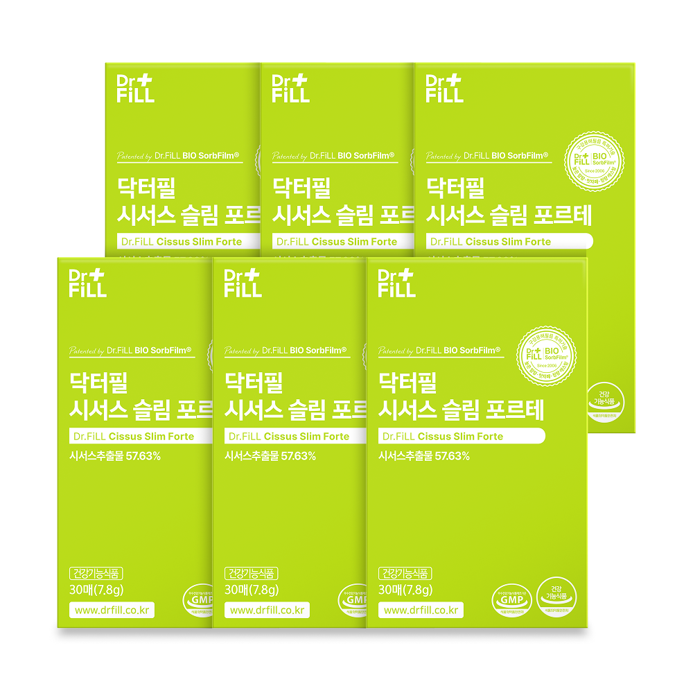 닥터필 시서스 슬림 포르테 (6케이스/총 180매) - 메인 이미지