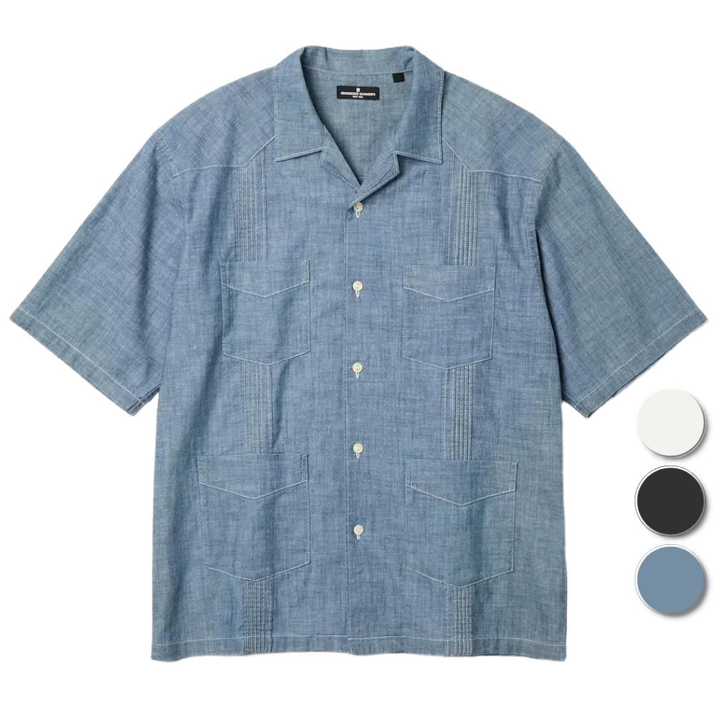 지유 셔츠 쿠바 5분 소매 ENGINEERED GARMENTS 360223 - 상품 이미지