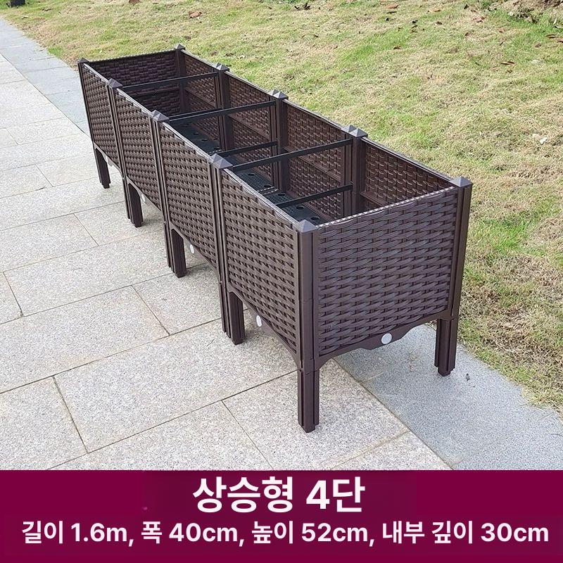 채소재배상자 대형 텃밭 베란다 재배 키우기 특대 재배상자 자급자족라이프 목상 프레임 - 상세 이미지 3