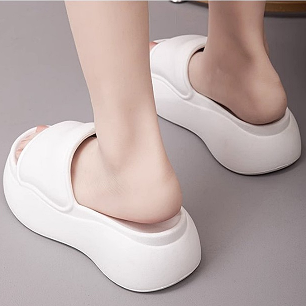 여성슬리퍼 키높이 통굽 7cm 푹신 사무실 실내화 박대표마켓 - 상품 이미지