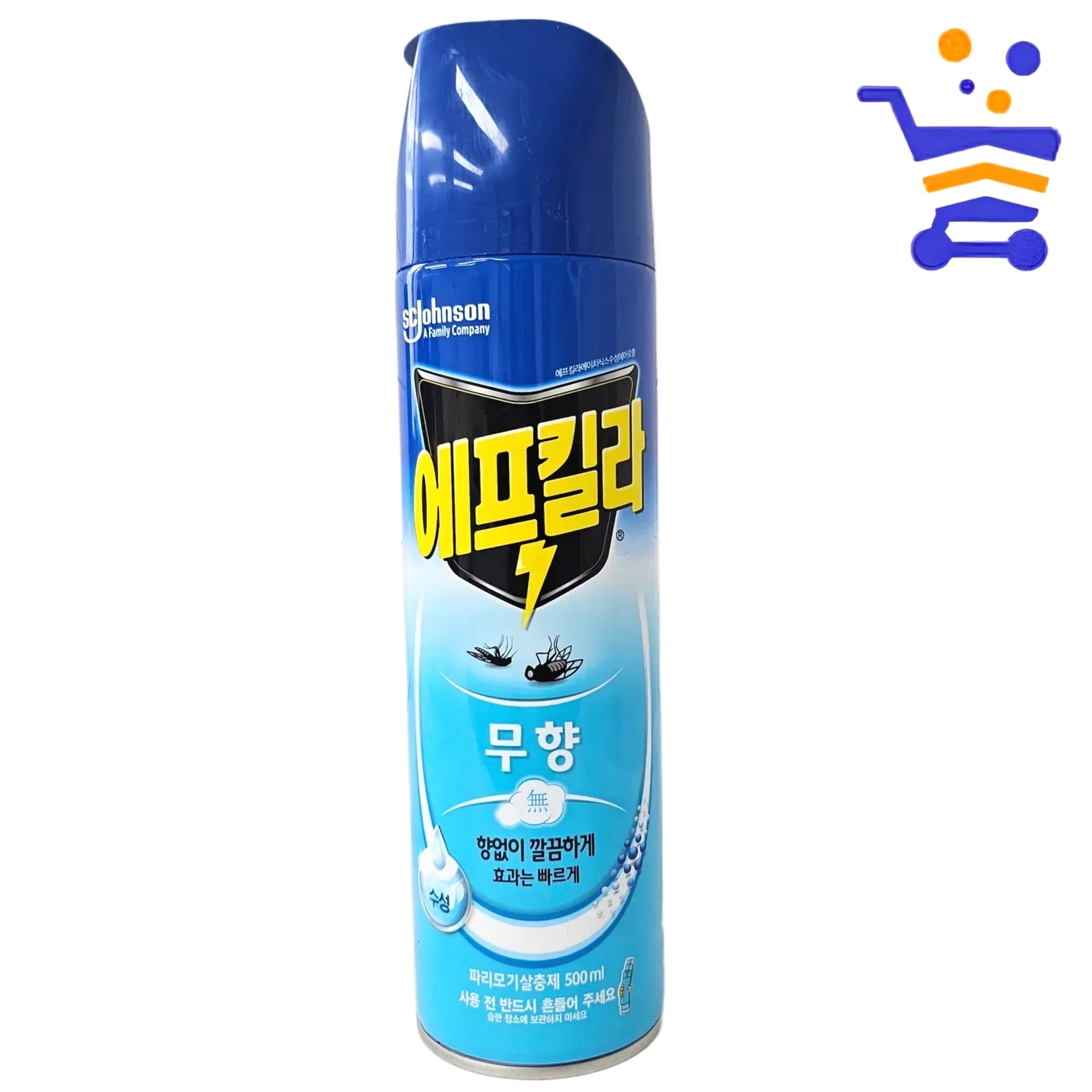 에프킬라 무향 에어졸 500ml 모기 파리 스프레이 - 상품 이미지