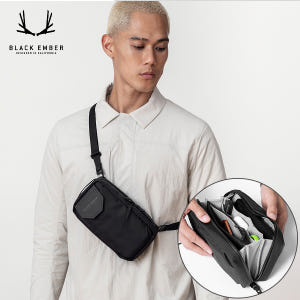 블랙엠버 TKX sling 슬링백 / 크로스바디백 직장인 학생 해외 여행... 솔직 후기 | 실사용자 리뷰 분석 - 상품 이미지 1