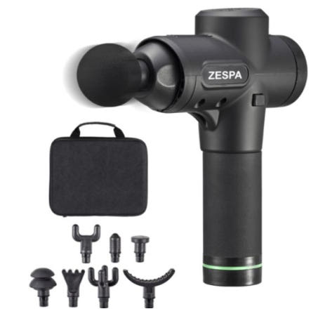 제스파 바디볼트 전신 진동 무선 마사지건, ZP2420(블랙)