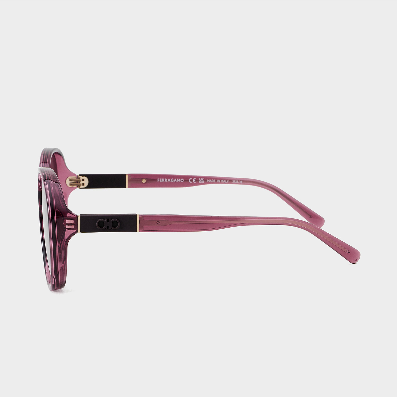 페라가모 선글라스 SF2054SLBK 라운드 오버사이즈 원형 뿔테 명품 FERRAGAMO 이미지 7