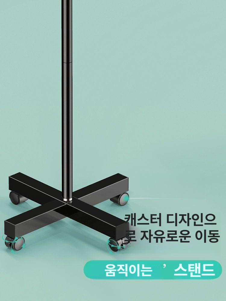 대블릿거치대 이동식 태블릿 침대 거치대 휴대폰 높이조절 프리미엄 핸드폰 대 노트북 바퀴 - 상세 이미지 4