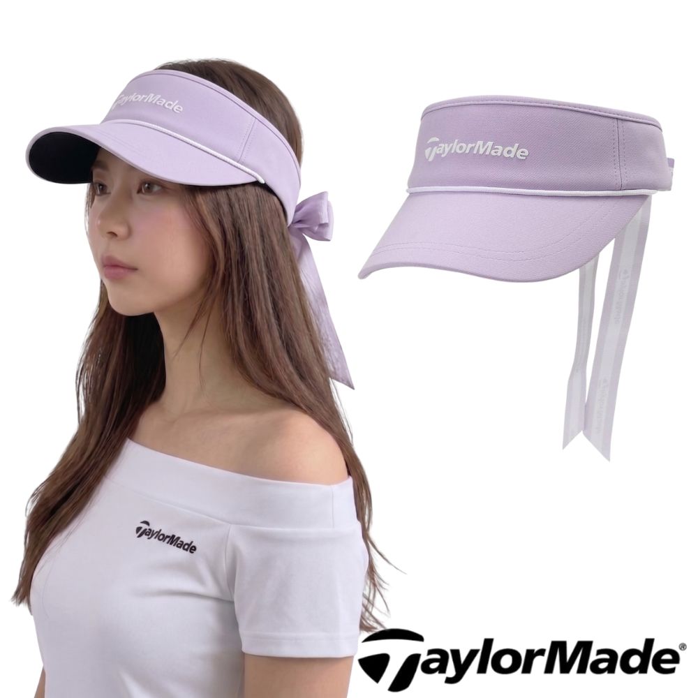 테일러메이드 여성 골프 모자 리본 선바이저 썬캡 M6621 - 상품 이미지