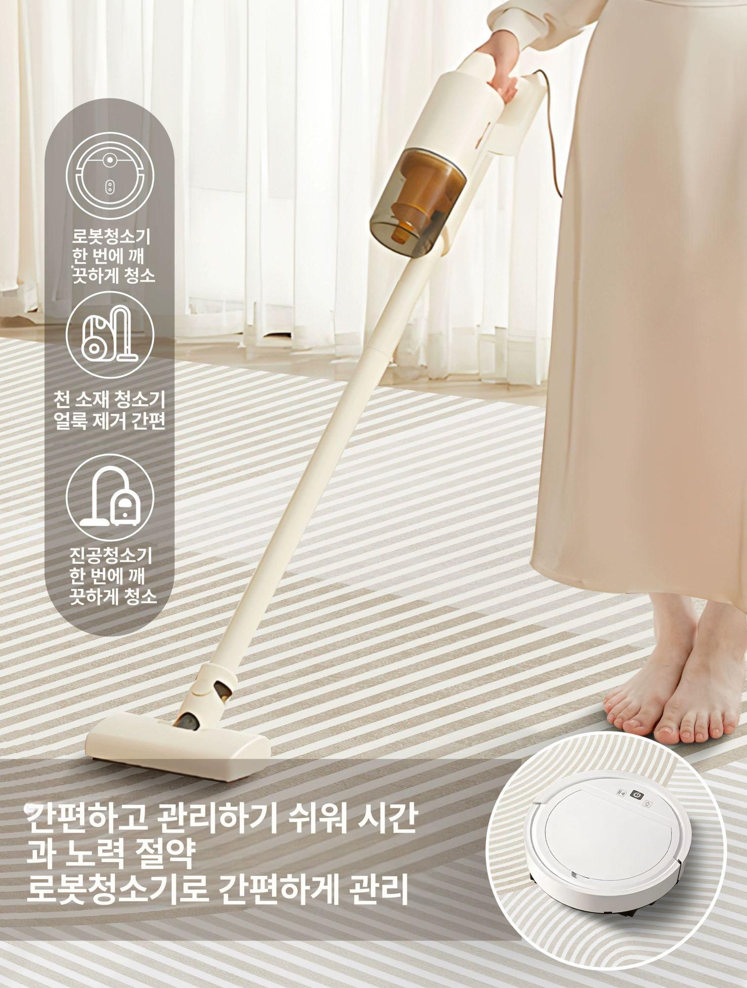 대형 카페트 러그 북유럽 카펫 거실 인테리어 블루미 페르시안 거실러그 소파 사계절 침실 - 상세 이미지 4