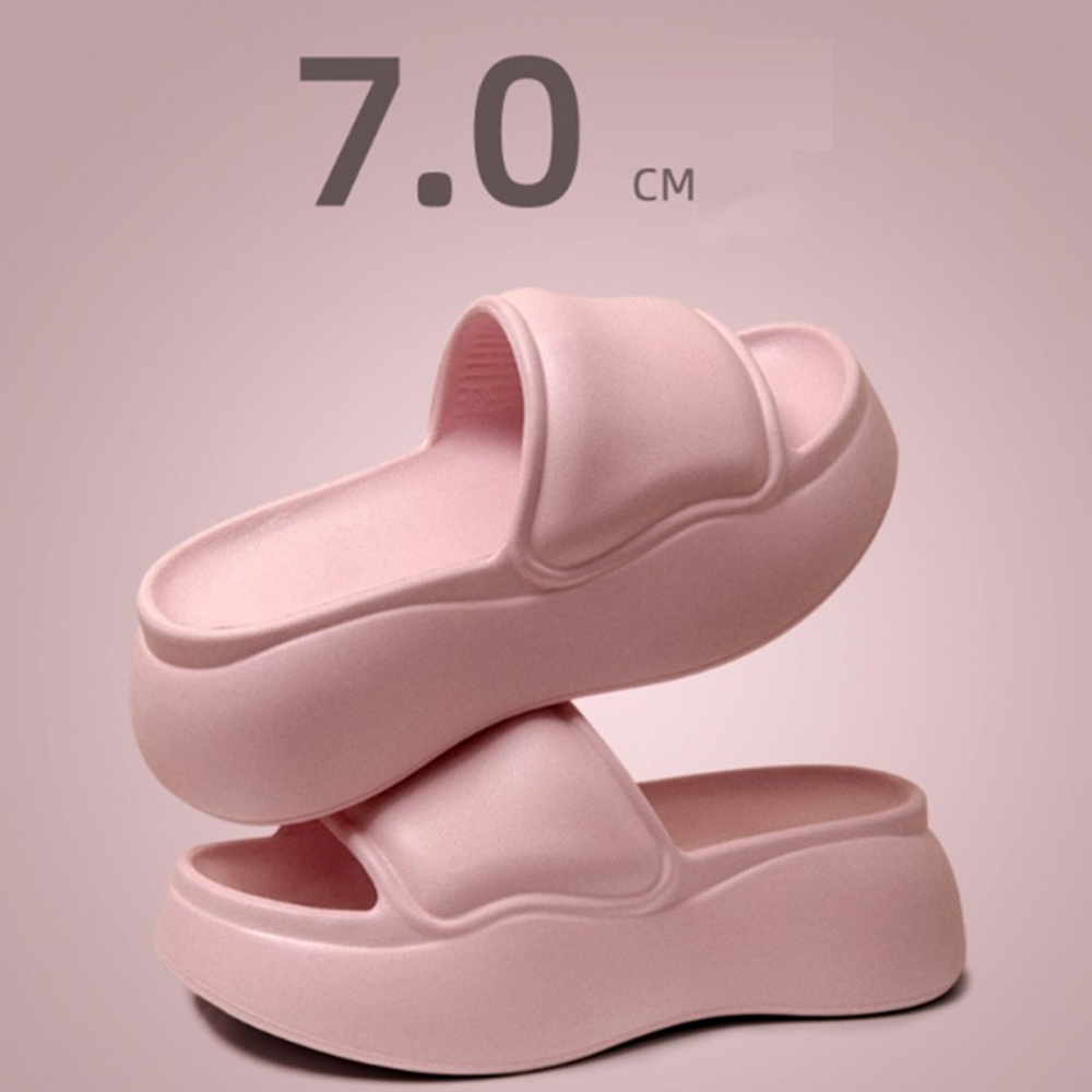 여성슬리퍼 키높이 통굽 7cm 푹신 사무실 실내화 박대표마켓 - 상세 이미지 4