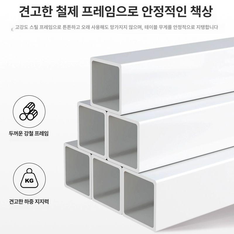 장테이블 긴책상 베란다 테이블 인테리어 거실 탁자 오크 단층 - 상세 이미지 4