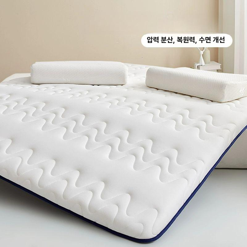 침대위토퍼 메모리폼 손님용 두꺼운 돌침대 슈퍼싱글 - 상세 이미지 2