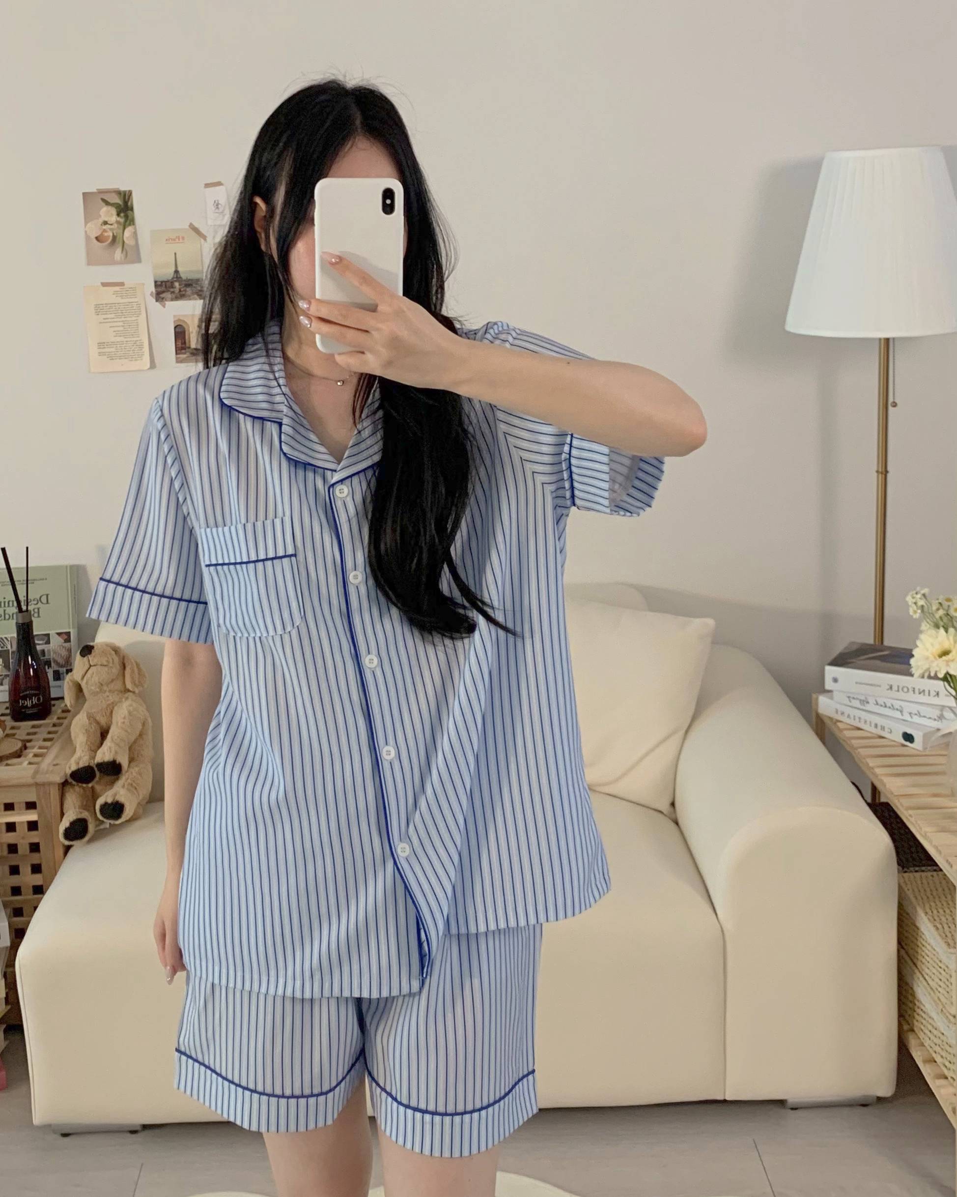 캔디팝 반팔/긴팔 세트 커플잠옷 빅사이즈 파자마 상품 이미지