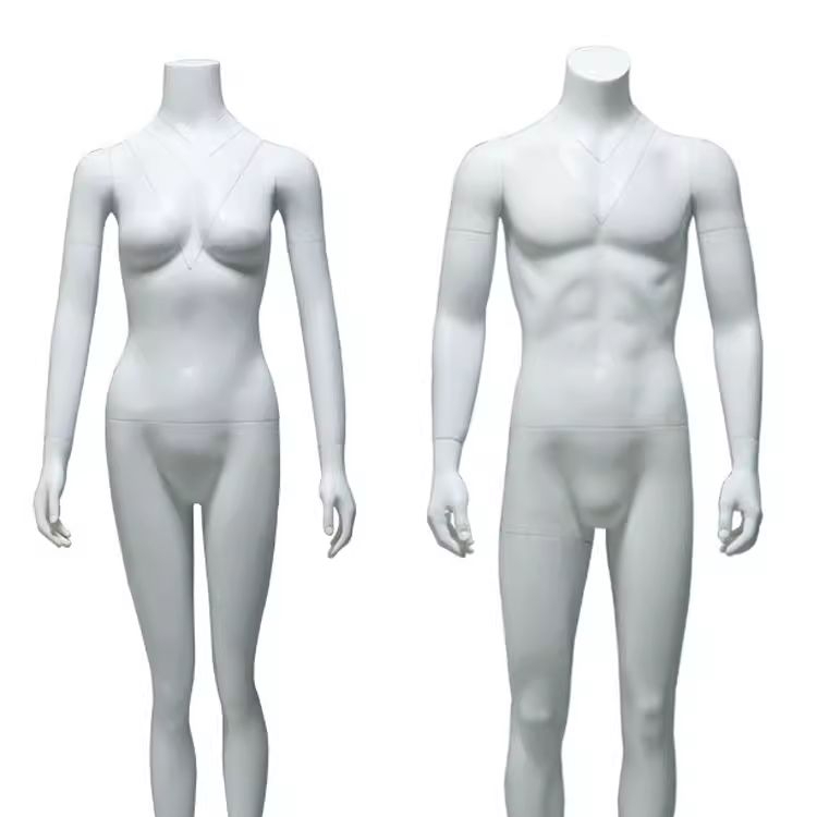 반신 마네킹 고스트 입체 투명 토르소 의류 룩북 촬영 베이스 디스플레이 스탠드 - 상품 이미지