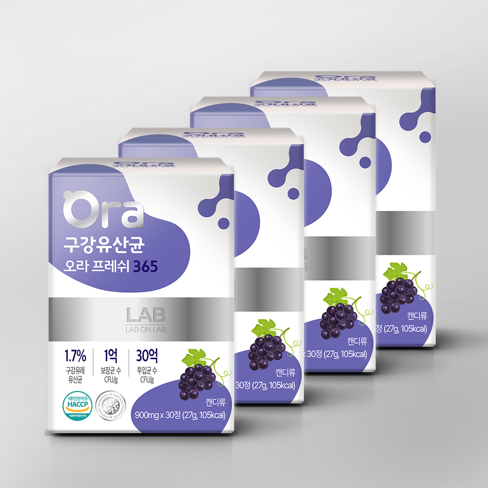 3+3 랩온랩 구강유산균 오라프레쉬 365 30정, 6개 이미지 6