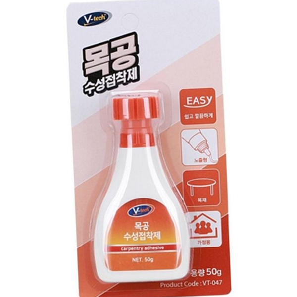 다목적 수성 접착제 수공예 목공용 접착제 50g 생활 보수제 종이 - 상품 이미지