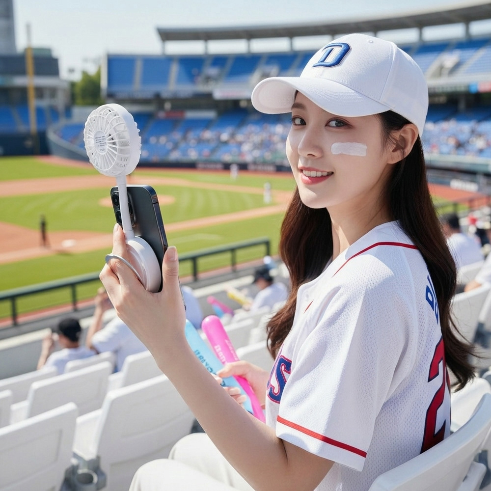 알로코리아 맥세이프 휴대용 무선 미니 손 선풍기 FM1 손풍기 핸디 - 상세 이미지 4