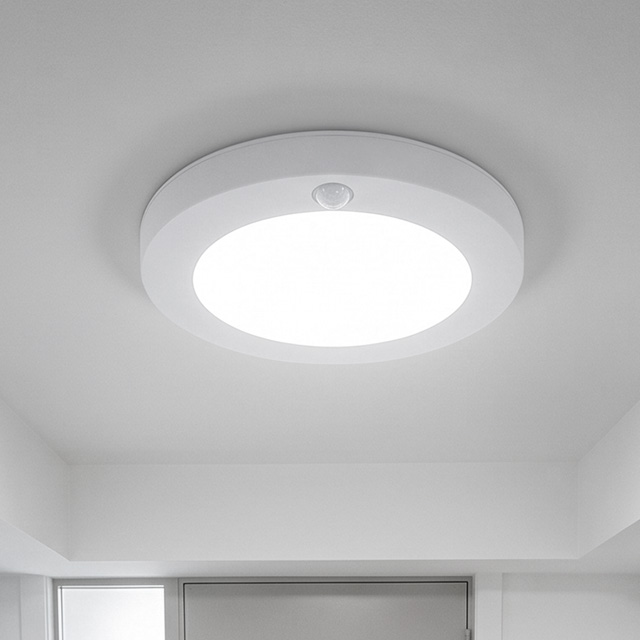 포커스 LED 원형 센서등 15W 국산 고효율 현관 베란다 계단 조명 - 상세 이미지 3