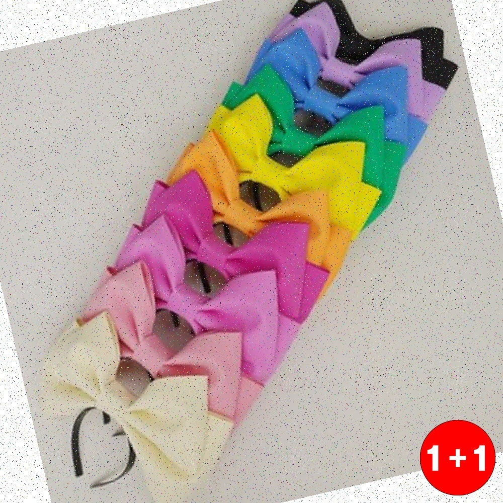 리본체육 체육 리본 파티 단체 머리띠 10color 인생네컷 놀이공원 대왕(주문의2배수량 배송) - 상품 이미지