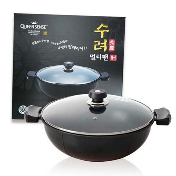대용량 인덕션 멀티 팬 논스틱 인덕션 후라이팬 36cm 다용도 - 상품 이미지