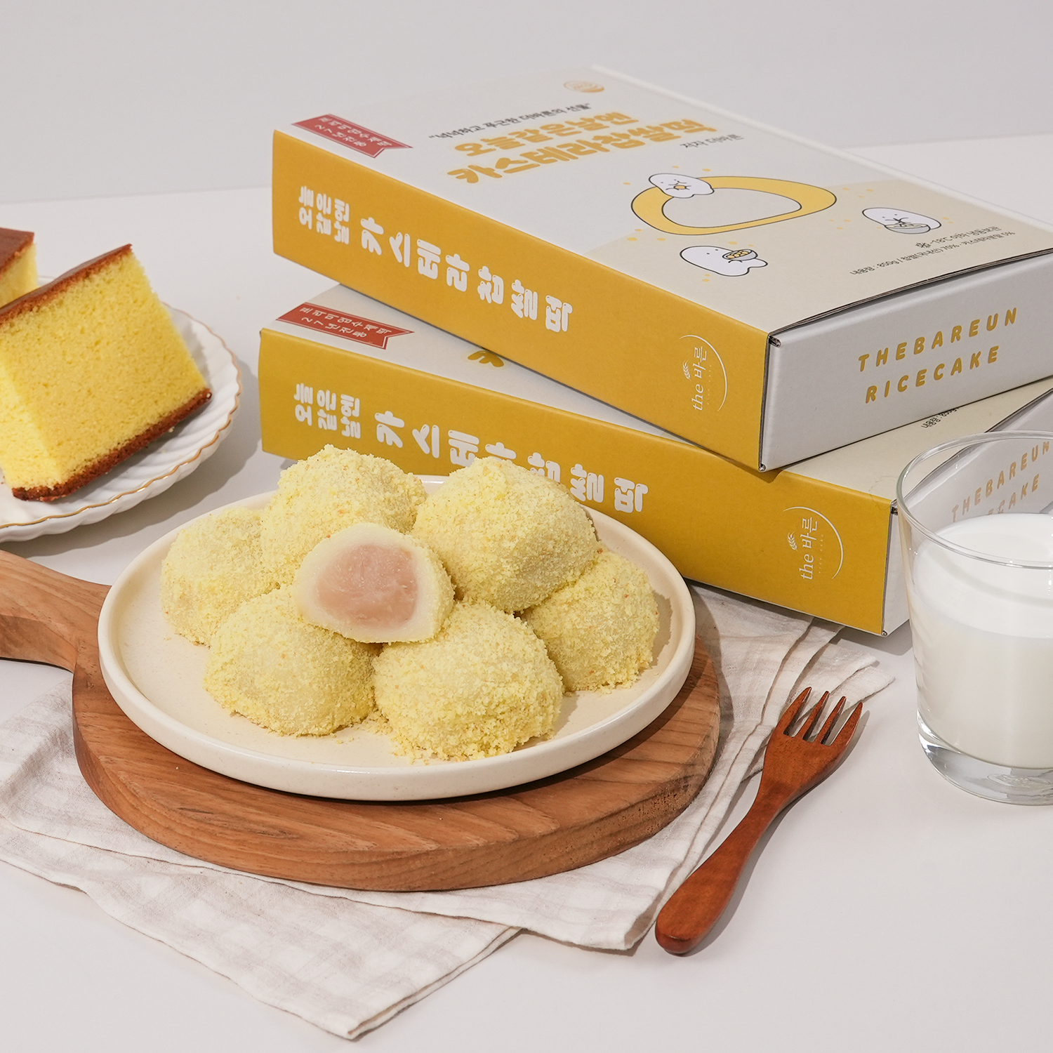 카스테라 찹쌀떡 1box 앙금인절미 떡주문 아침식사대용 굳지않는 떡 - 상세 이미지 2