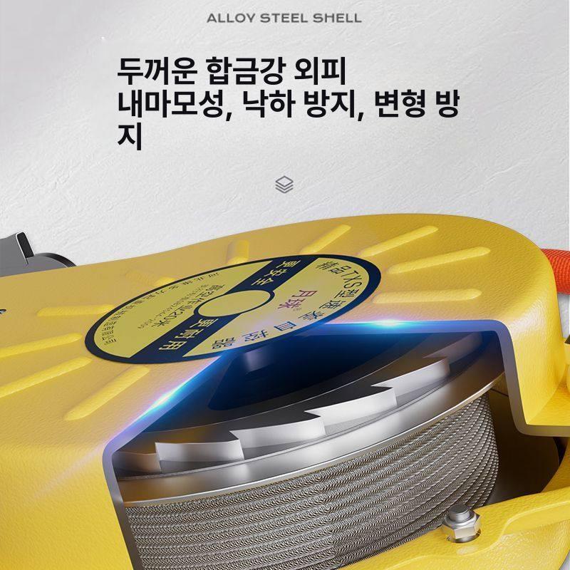 추락 도르래 안전 낙하방지 리프트 하강기 3m 로프 작업용 와이어 스테인리스 락킹 - 상세 이미지 5