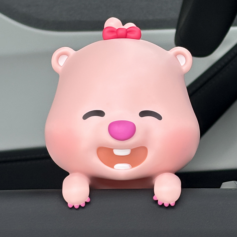 벨르아망 베이비 잔망루피 테슬라 모니터 네비게이션 방향제 차량용 걸이형 새차 선물 블랙체리 이미지 7