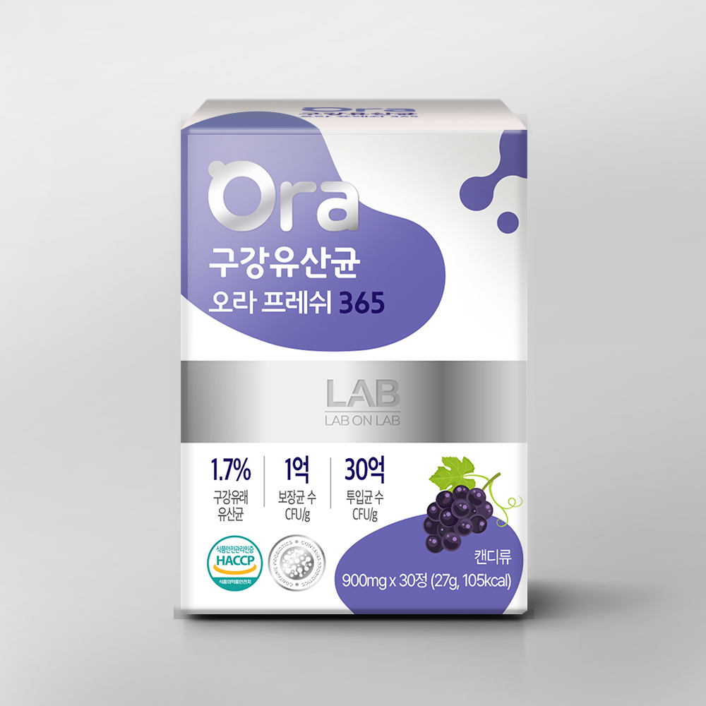 3+3 랩온랩 구강유산균 오라프레쉬 365 30정, 6개 - 상세 이미지 3