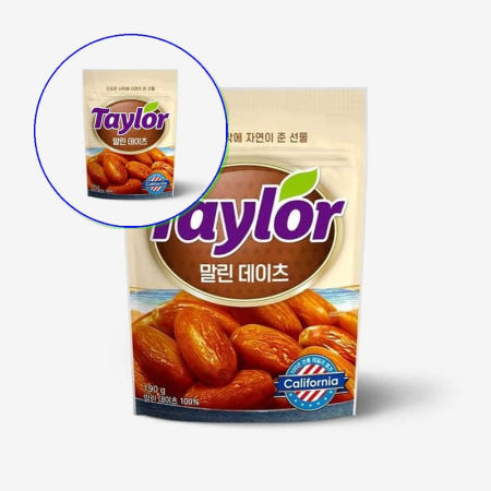 쌍문상회 지금 필요한 Tayor 대추야자 말린데이츠 190g 건체리