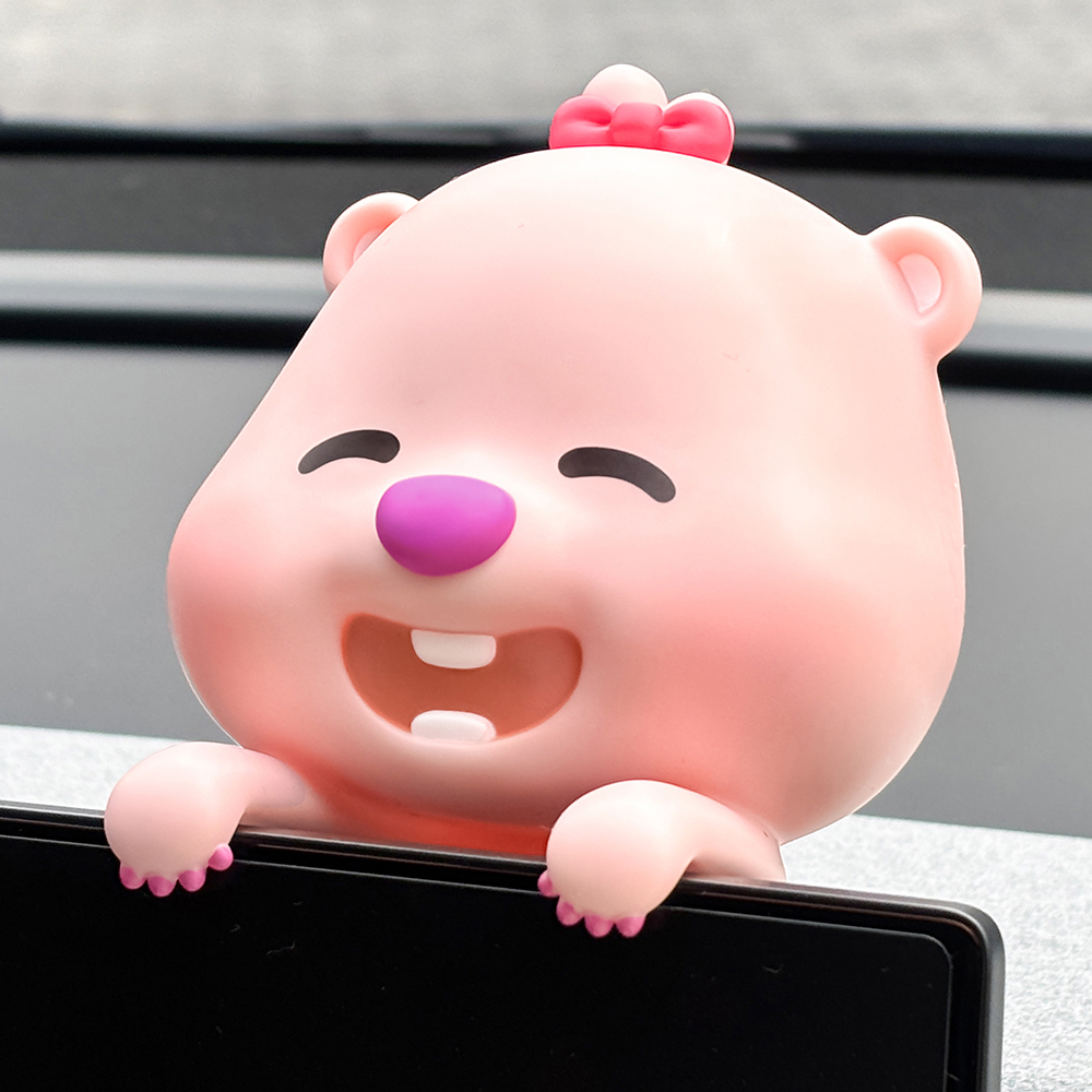 벨르아망 베이비 잔망루피 테슬라 모니터 네비게이션 방향제 차량용 걸이형 새차 선물 블랙체리 - 상세 이미지 4