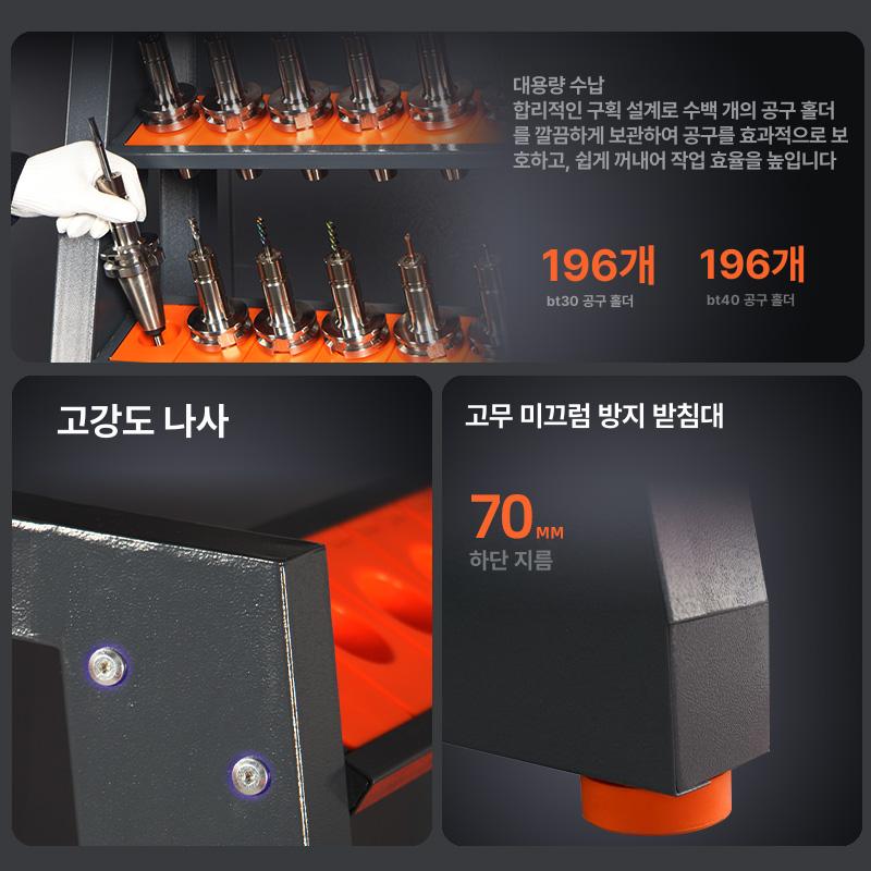 이동식 공구함 산업용 mct 수레 툴박스 밀링 작업대 기계 홀더 정리함 이미지 6