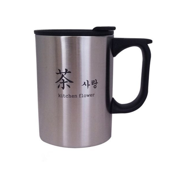 고리형 스텐 머그컵 휴대용 스테인레스 머그컵 데일리 사무실 - 상품 이미지